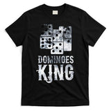 Dominoes King Domino Player Dominoes Lover Tile Game T-Shirt