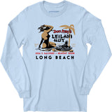 Don May's Leilani Hut - Belmont Shore, CA - Vintage Tiki Bar - Long Sleeve T-Shirt