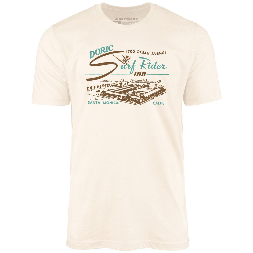 Doric Surf Rider Inn - Santa Monica, CA - Vintage Hotel - Unisex T-Shirt