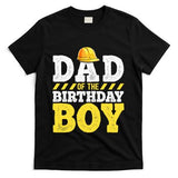 Dad of the Birthday Construction Birthday Party Hat T-Shirt