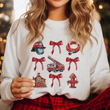 Coquette Firefighter Shirt , Comfort Colors Firefighter Shirt , Women's Firefighter Shirt Sweatshirt, Hoodie T-Shirt