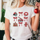 Coquette Firefighter Shirt , Comfort Colors Firefighter Shirt , Women's Firefighter Shirt Sweatshirt, Hoodie T-Shirt