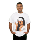 Aaliyah T-Shirt Rap Tee RNB Concert Merch Rare Hip Hop Graphic Print Casual Classic Cotton Menswear Retro Top Vintage Comfy Style001