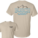 Busch Light Neon Sign Logo T-Shirt, Full Color T-Shirt, Unisex T-Shirt, For Men, For Women Style001