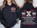 (HOODIE)Gen X customized new version Proud Members Of Gen X New Hoodie, Customize Gen X TShirt Raised On Hose Water And Neglect T-Shirt - Vintage Inspired Funny Saying Sarcasm Quotes Shirt - Fit, Casual