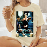 Bride Of Chucky Jennifer Tilly Charles Lee Ray Short Sleeve T-Shirt All Sizes Cotton Fabric Fit Jersey Seamless Top