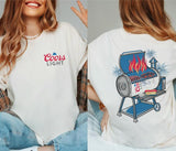 Coors Light Beer Shirt, Coors Light BBQ Tshirt, Drinking Lovers Barbecue Dad Shirt, Grill Beer Dad Shirt