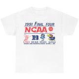 Duke Univ Unc Kansas 1991 Final Four NCAA T-Shirt, Full Color T-Shirt, Unisex T-Shirt, For Men, For Women billabongshirts Style001