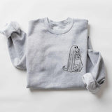 Cute Halloween Dog Sweatshirt, Ghost Dog Shirt, Happy Halloween 2024, Halloween Dog Lovers Tshirt, Halloween Gifts