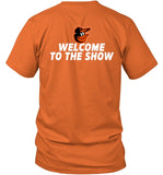 Baltimore Orioles Gas Em Up Grayson Rodriguez Welcome To The Show T-Shirt