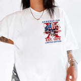 Customize Gen X Shirt New Version Raised On Hose Water And Neglect T-Shirt - Vintage Inspired Funny Saying Sarcasm Quotes Shirt - Fit, Casual