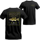 Busch Light Fishing Largemounth Bass T-shirt T-shirt, Busch Light Short Sleeve Tee, Unisex Shirt