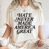 Anti Trump Shirt, Hate Never Made America Great Tshirt, Kamala Harris Fuck Trump 2024 Election, I Didn't Vote For Him, Election 2024