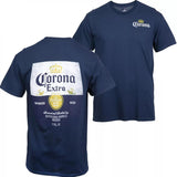 Corona Extra Men's 2 sides Graphic T-Shirt Shirt, Beer Summer T-shirt, Day Drink Shirt Style001