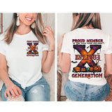 Custom Est.Year 1965-1980 Generation 2 Side Shirt, GenX T-shirt, Halloween Proud Member The Generation X Shirt, Halloween Shirt Style001