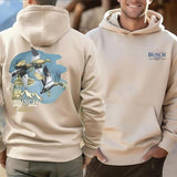 Busch Light Sweatshirt Hoodie, Duck Hunters Trendy Hoodie, Hunters Unisex Hoodie, Full Color, Busch Light Fan Gifts, For Men, For Women dandy hoodie