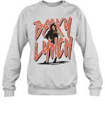 Becky Lynch 500 Level Heather Gray Becky Lynch Name Rough New Shirt