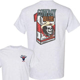 Cowboy Killer Coors Banquet Rodeo Front and Back Print T-Shirt, Full Color T-Shirt, Unisex T-Shirt, For Men, For Women Menswear Top