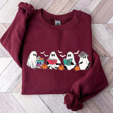 Bookish Ghost Halloween Sweatshirt Hoodie Tshirt, Halloween 2024 Gifts