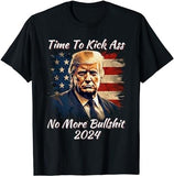 Donald Trump My President 2024 America Mug Shot Flag Funny T-Shirt Style001