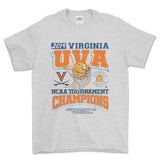 2019 NCAA Tournament Virginia T-Shirt, graphic vintage sports tees for men Style001
