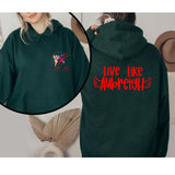 Aubreigh Wyatt Hoodie, Live Like Aubreigh Double sided Sweater, Womenswear Hoodie & Sweaters,Gift For Women,Live Like Aubreigh Sweatshirt