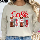 Diet Coke Sweatshirt HoodieT Shirt , Diet Coke Lover Sweatshirt, Funny Coke Shirt, Coke Lover Sweater, Coke Long Sleeve, Diet Coke Shirt, Party Christ