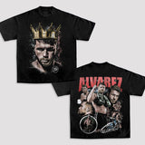 CANELO-KING TEE, Boxing T-shirt, Boxer Tee, Sports Shirt, Athletic Tee, Workout T-shirt, Gift for Him Hoodie Sweatshirt Menswear Streetwear Style001