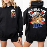 Customize Proud Gen X dog and beer Shirt Raised On Hose Water And Neglect T-Shirt, Vintage Inspired Shirt, Funny Saying Shirt, Sarcasm Quotes Shirt, Humorous Shirt