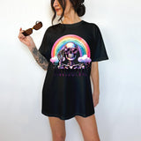 Anti-Social Skeleton- T-Shirt, Mental Health Tee, Cute Graphic, Funny Apparel