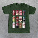 Dr. Pepper Cans Crewneck Shirt and T-Shirt Casual Menswear