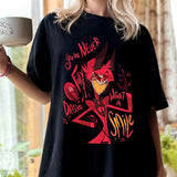 Alastor T Shirt Alastor Hazbin Hotel Alastor Vivziepop Shirt Radio Demon Alastor Hazbin Hotel Characters Tshirt Hazbin Hotel Cartoon Merch, Unisex Sho