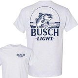 Busch Light T-Shirt, Busch Light, Beer Tee - Busch Light Wildlife 2-sided T-shirt, Casual Graphic Round Neck T-shirt for Summer, Fashion Top for Daily