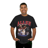 Allen Iverson Vintage T-shirt Heavy Cotton Tee Basketball Streetwear AI Allen Iverson Casual Classic Menswear Retro Top Comfy Day Graphic Smooth Tshirt Shortsleeve