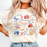 Baseball Shirt, Mom Baseball Shirt, Funny Baseball Tee, Game Day Shirt, Sports Mom Tee, Baseball Mama Watercolor, Home Run, Full Sizes, Full Colors, C