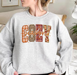 Cozy Season Sweatshirt - Tshirt - Hoodie, Women Fall Shirt, Christmas Shirts, Retro Fall Sweatshirt, Womens Fall Shirt, Get Cozy Sweatshirt, Christmas