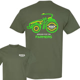 Busch Light Farmers Tractor 2-sided T-shirt, Busch Light T shirt Full Color For Men And Women Style001