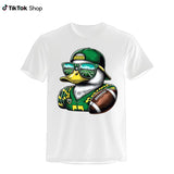 Duck Unisex Tshirt, Football Crewneck Sweater, Retro Football College Tee, Vintage Ore Tee