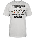 Cows Stuck Between Idk Idc And Idgaf shirt_1