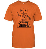 Armchair Expert Robot Welcome T-Shirt