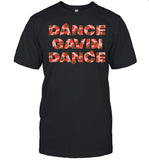 Dance Gavin Dance Strawberry Pattern Black T-Shirt