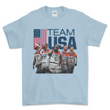 2024 Paris USA Team Basketball T-Shirt, graphic sports tees for men