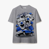 Blue Smile Now Cry Later T Shirt Classic Collar