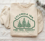 Columbia Inn Pine Tree Vermont Christmas Sweatshirt, Christmas Movie Sweatshirt, A White Christmas Sweatshirt