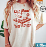 Cat Loaf Tshirt, Funny Cat Comfort Colors Shirt