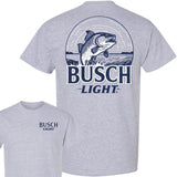 Busch Light T-Shirt, Busch Light, Beer Tee - Busch Light Wildlife 2-sided T-shirt, Casual Graphic Round Neck T-shirt for Summer, Fashion Top for Daily