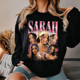 Custom Photo Bootleg Girlfriend 6 Face 90s Retro Vintage Shirt Sweatshirt, T-shirt with Face on It for Boyfriend, Valentine Custom Shirt Gift