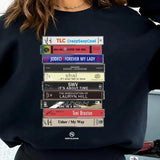 90s R&B Cassette Tape Sweatshirt, Music Lover Gift, Rhythm Blues Shirt, 90s Cassette Tape Shirt, Old School Music, Unisex Long Sleeve Crewneck