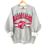 24. Arkansas Razorbacks Vintage NCAA Sweatshirt, University of Arkansas Sports Fan Apparel, Classic Pullover Gear