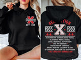 (HOODIE)Gen X customized new version Proud Members Of Gen X New Hoodie, Customize Gen X TShirt Raised On Hose Water And Neglect T-Shirt - Vintage Inspired Funny Saying Sarcasm Quotes Shirt - Fit, Casual